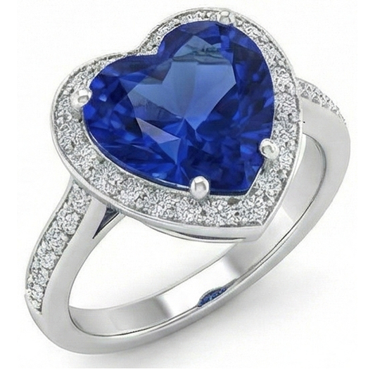 echter round diamant 4.5Karat ring Seitenansicht