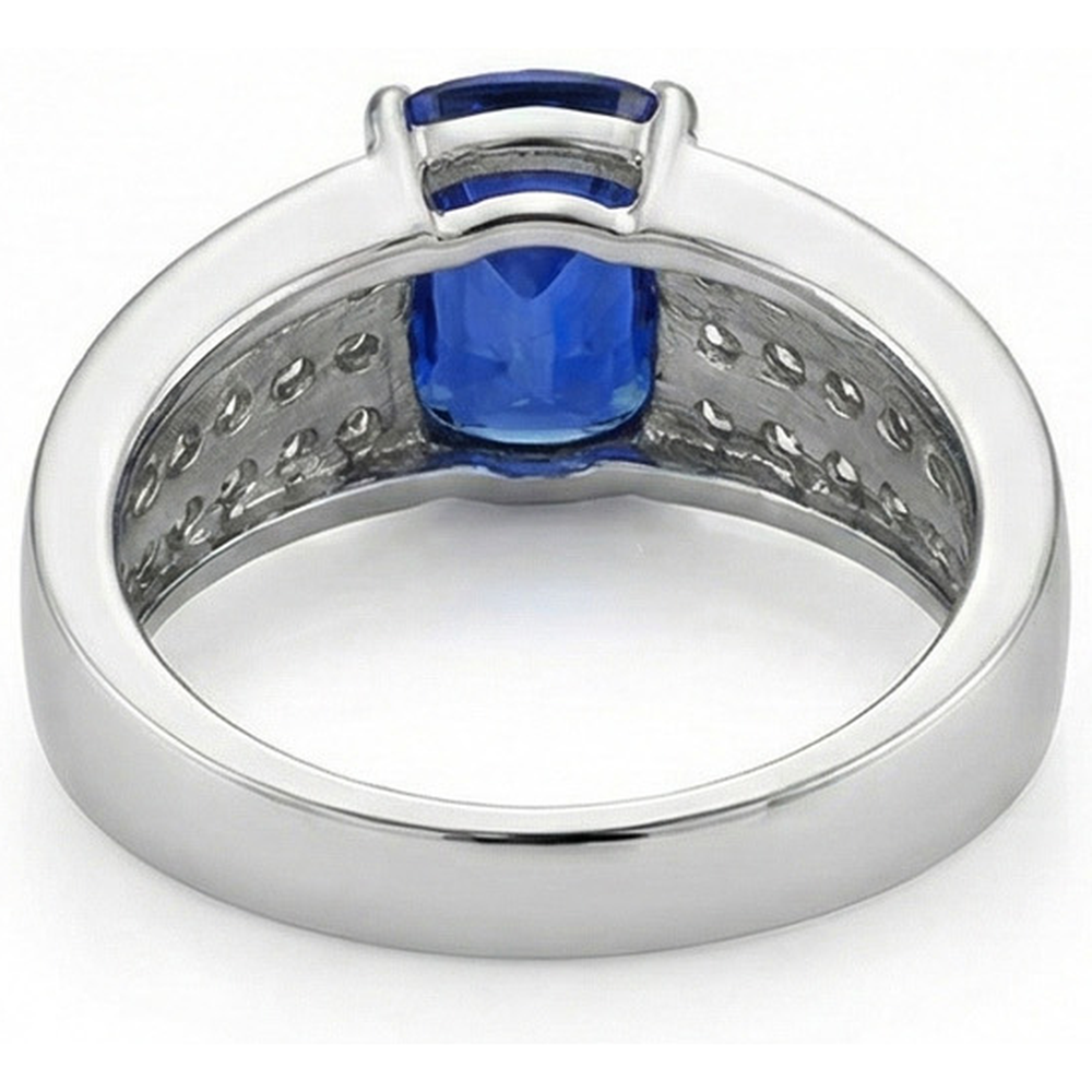 echter round diamant 14Karat ring Profilansicht