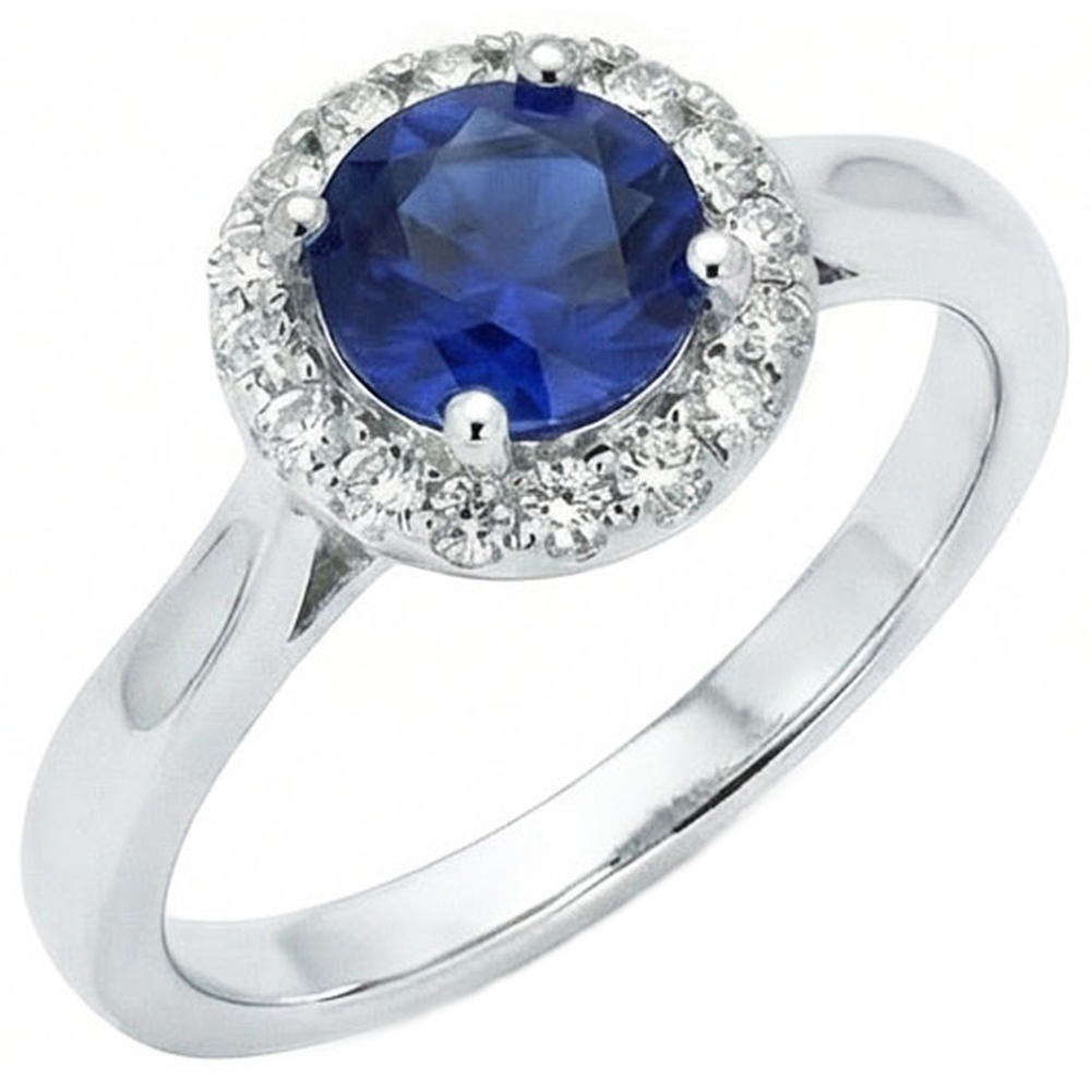 echter round diamant 2.5Karat ring Vorderansicht