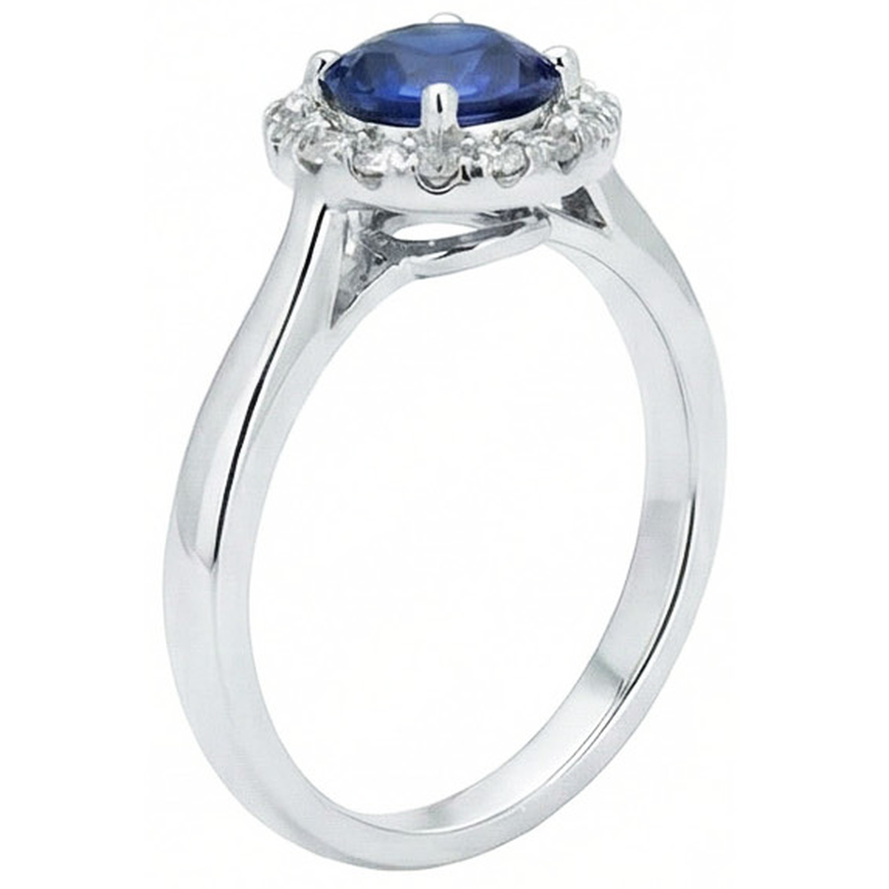 echter round diamant 2.5Karat ring Detailansicht