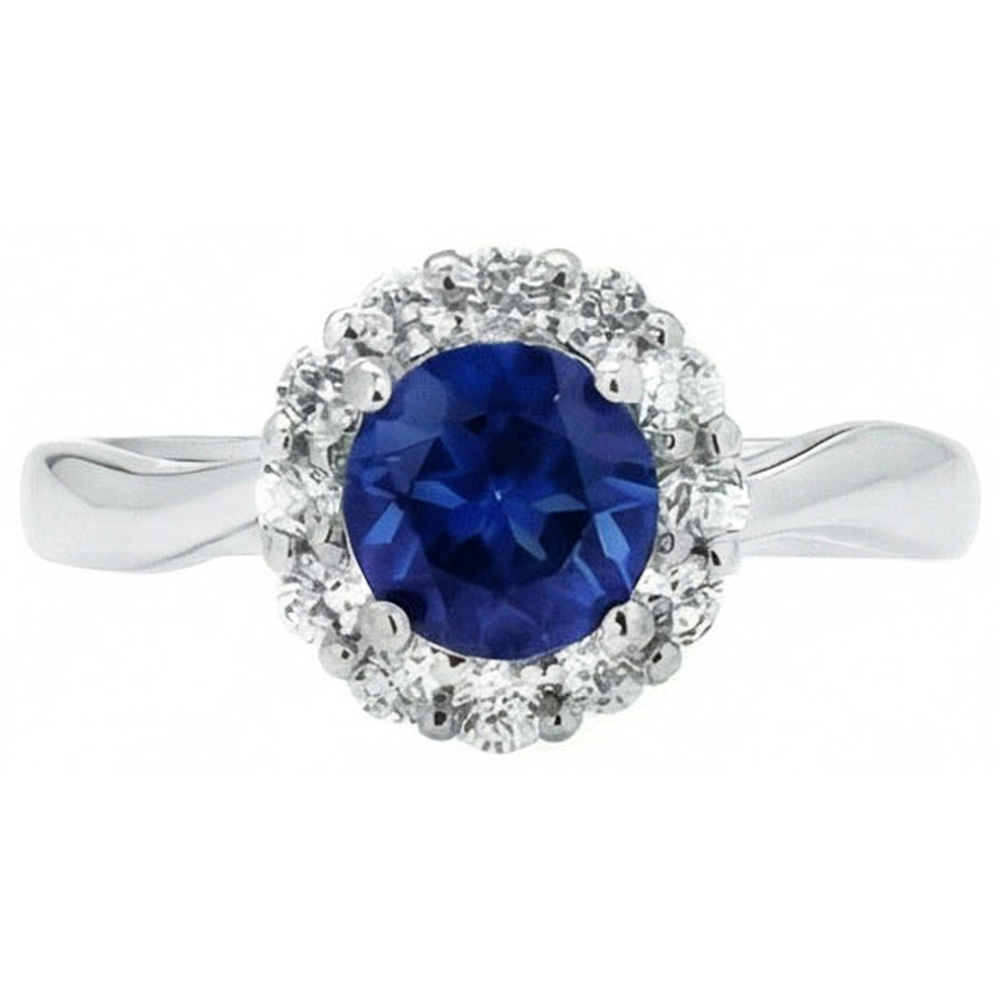 echter round diamant 2.5Karat ring Seitenansicht