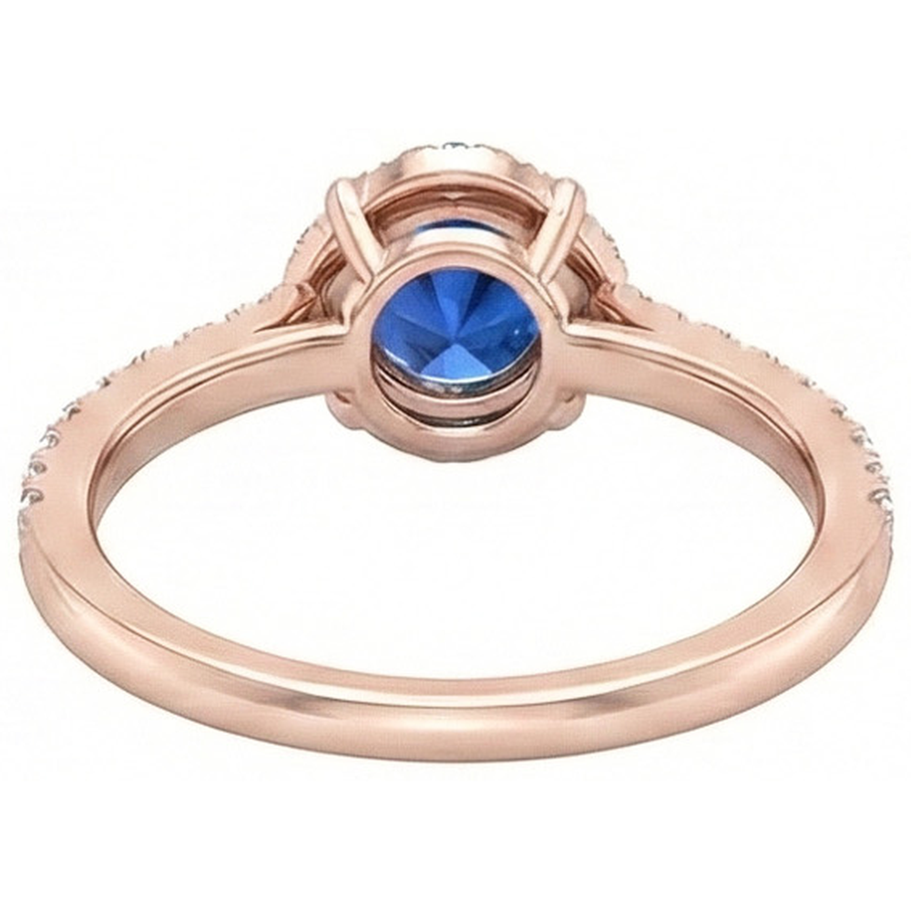 echter round diamant 3.25Karat ring Detailansicht