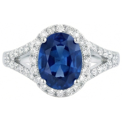 Echter Saphir Ring 3.40 Karat