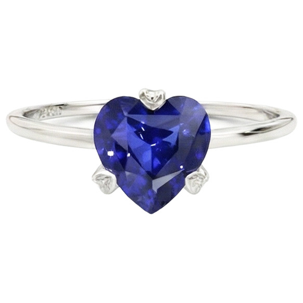 echter round diamant 2Karat ring Seitenansicht