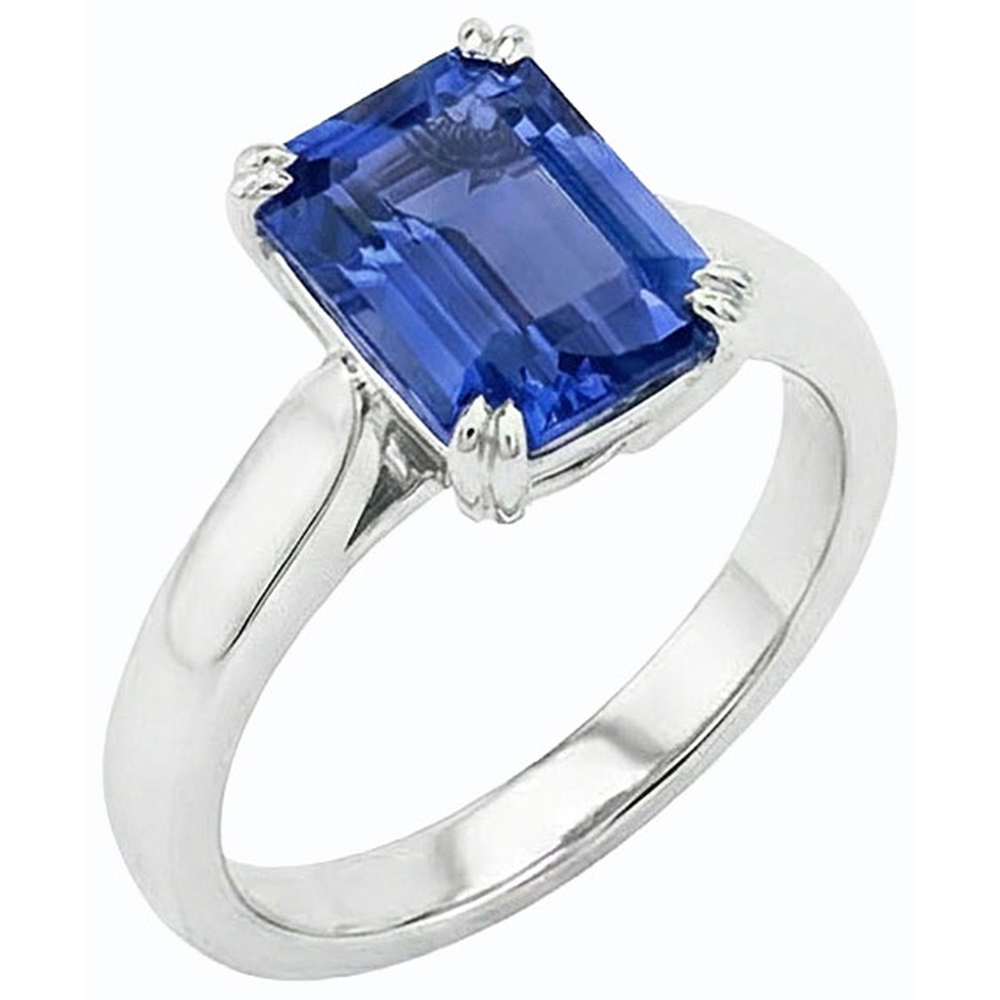 echter round diamant 2.50Karat ring Seitenansicht