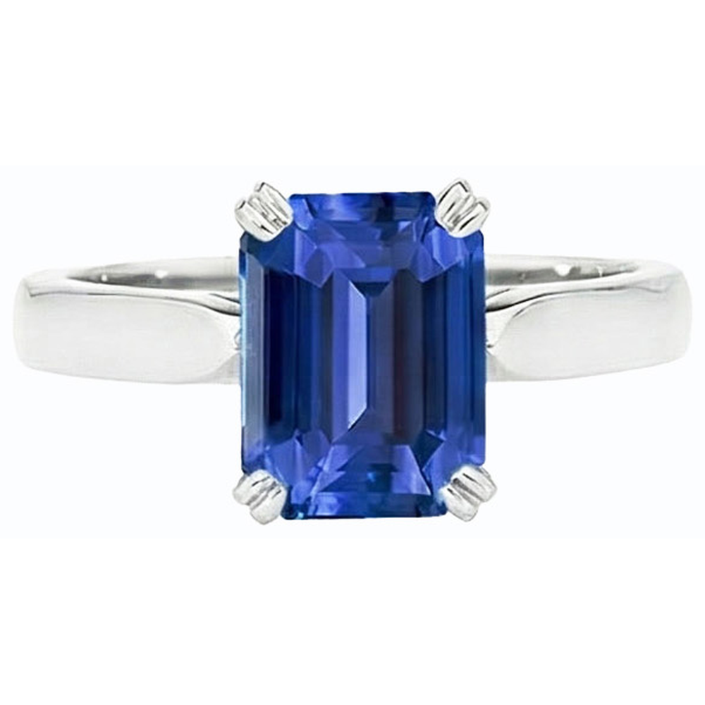 echter round diamant 2.50Karat ring auf Weiß
