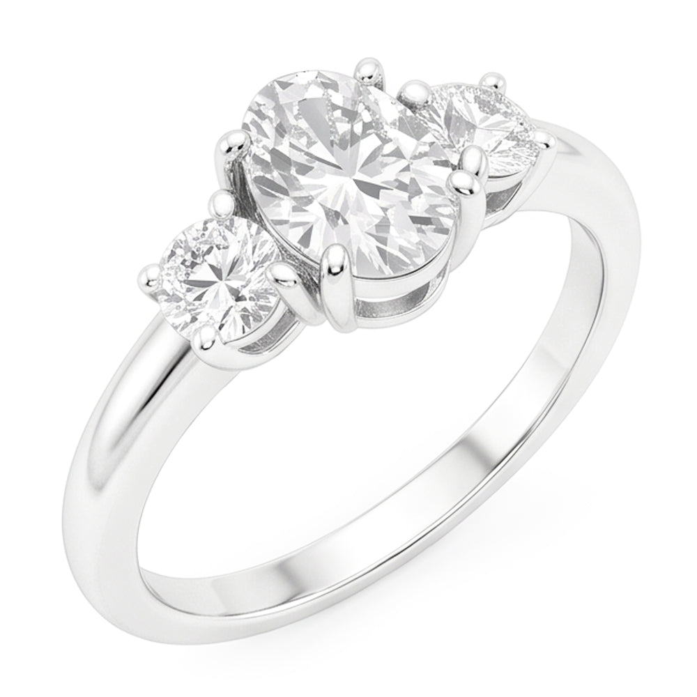 Stilvoller Dreisteinring – Edler Diamant 4.50 Karat von HarryChadEnt
