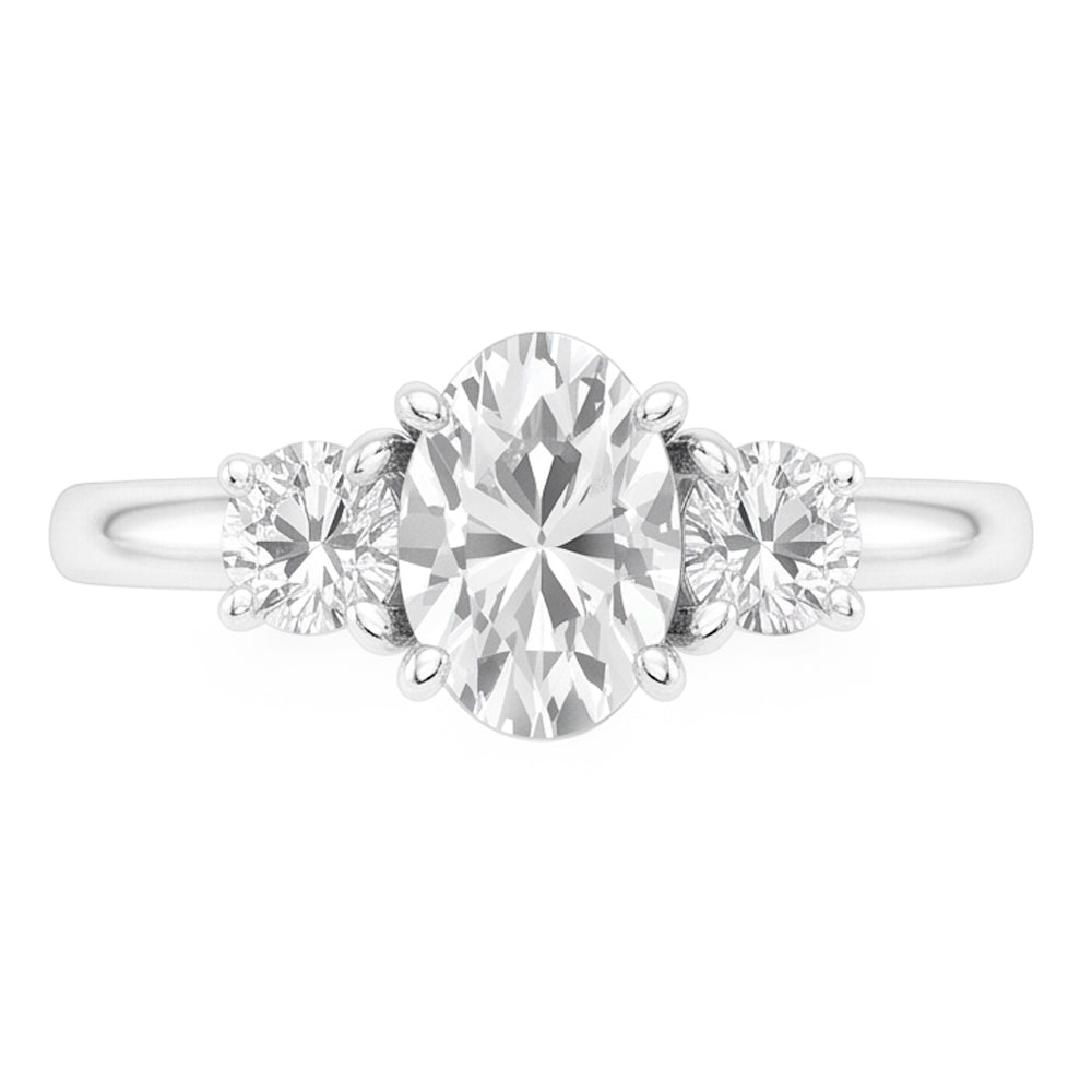 Stilvoller Dreisteinring – Edler Diamant 4.50 Karat von HarryChadEnt