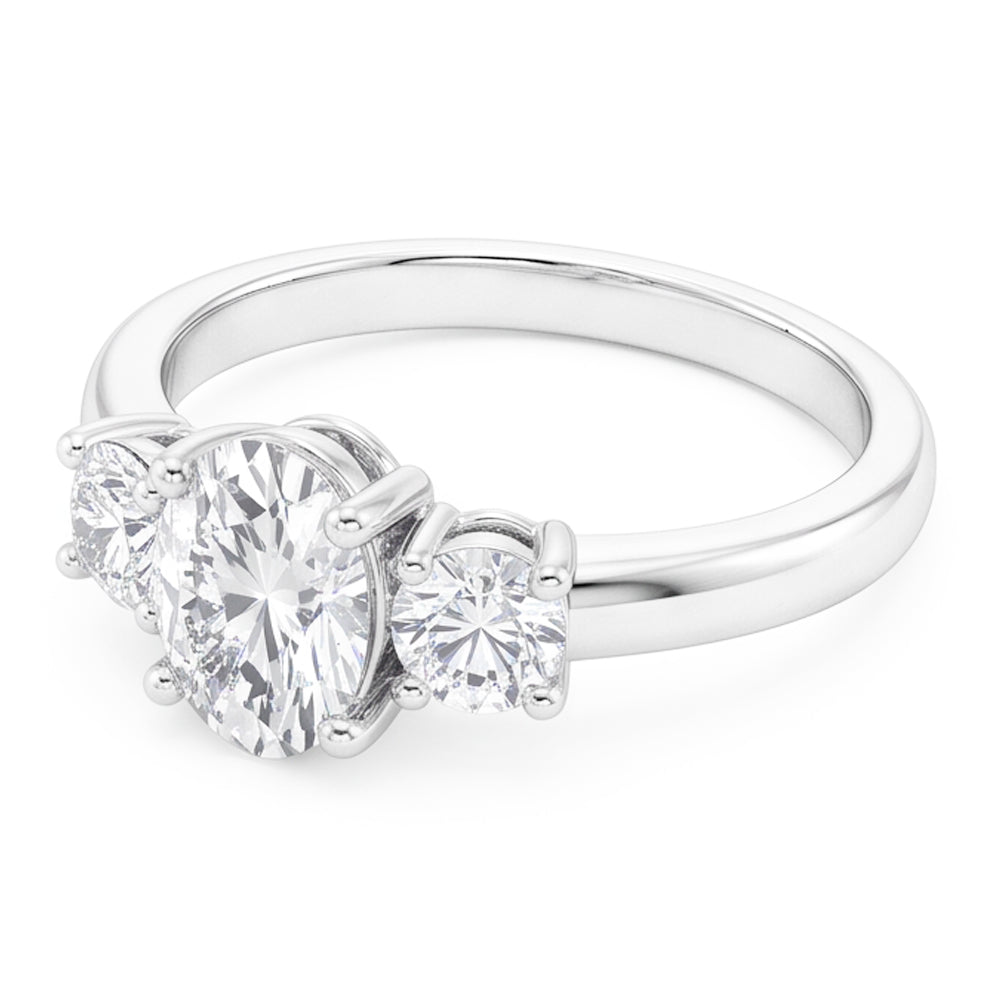 Stilvoller Dreisteinring – Edler Diamant 4.50 Karat von HarryChadEnt
