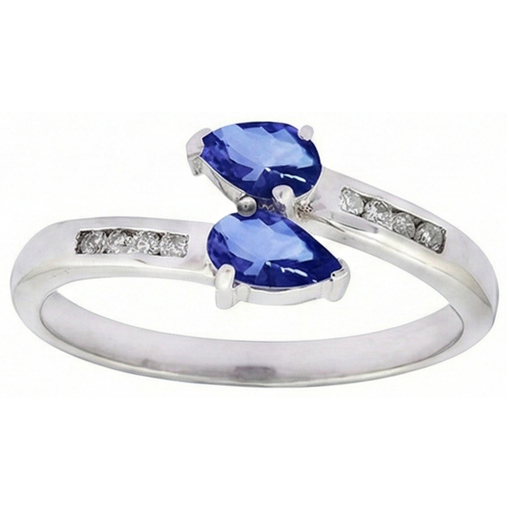 echter round diamant 2.20Karat ring Draufsicht
