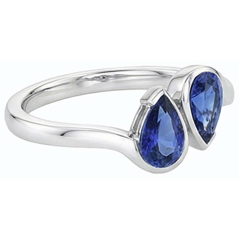echter round diamant 2Karat ring Profilansicht