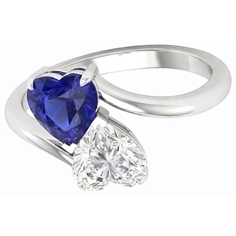 echter round diamant 3Karat ring Detailansicht