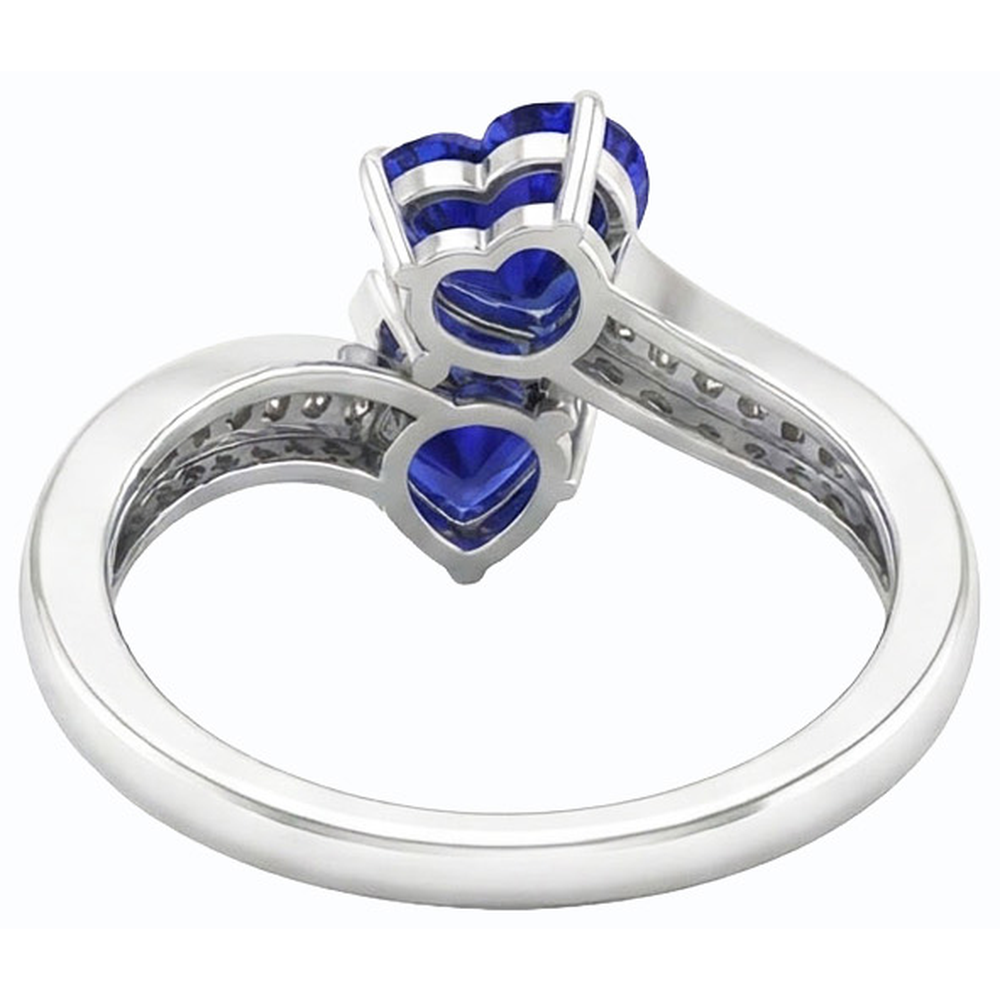 echter round diamant 3.50Karat ring Profilansicht