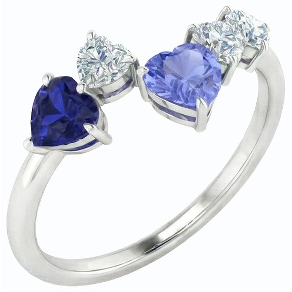 echter round diamant 3.50Karat ring Seitenansicht