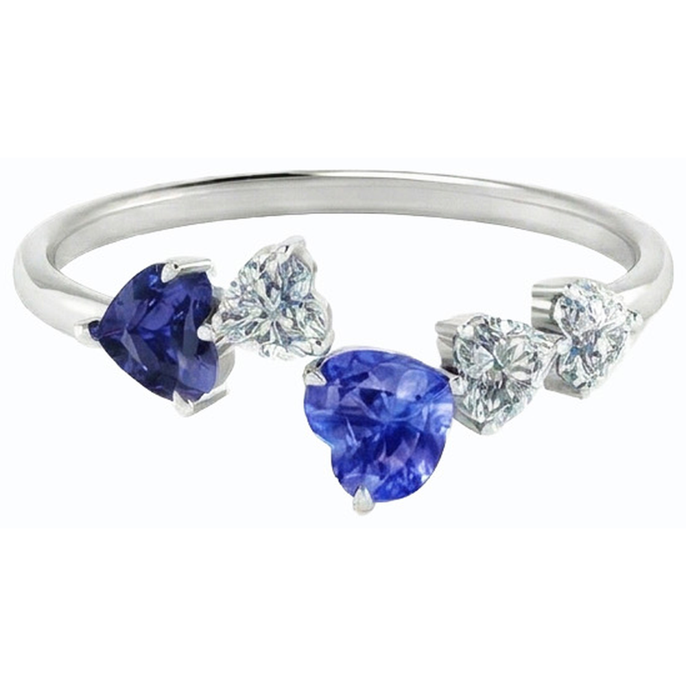 echter round diamant 3.50Karat ring Profilansicht