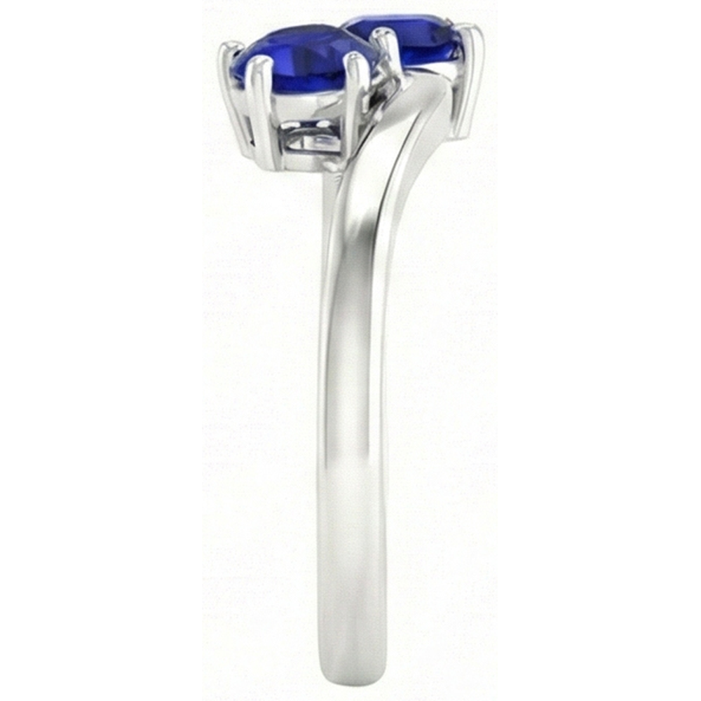 echter round diamant 4Karat ring Profilansicht