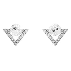Feiner Diamant Ohrringe 1 Karat – 14K Weißgold von HarryChadEnt