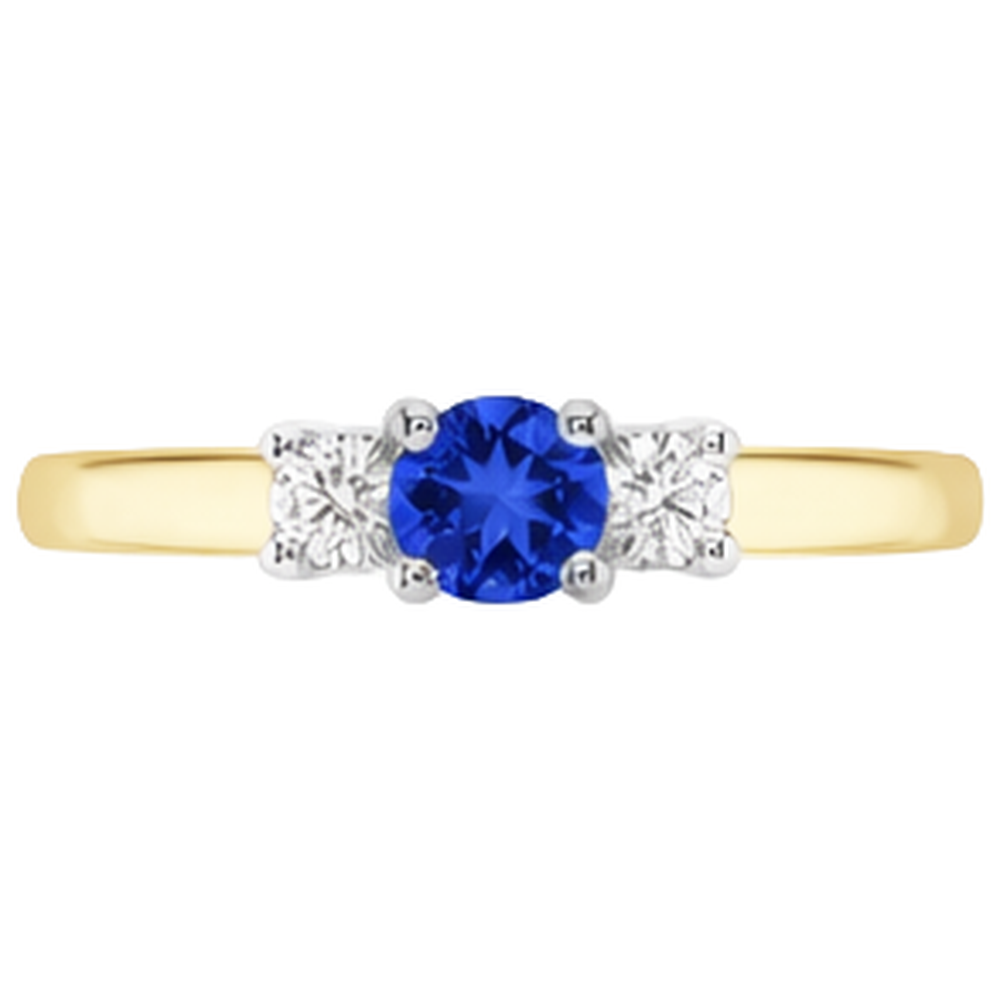 Premium Schmuckstein-Ring 1 Karat – Frontansicht