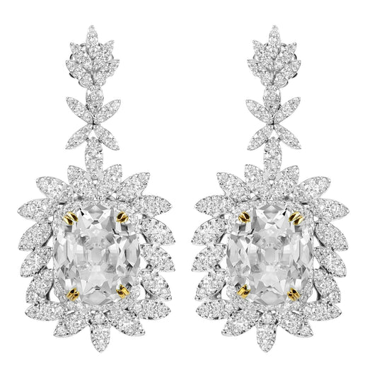Erdgewonnener Edler Diamant Ohrringe – Hauptansicht