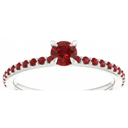 Echter Rubin Ring 0.95 Karat