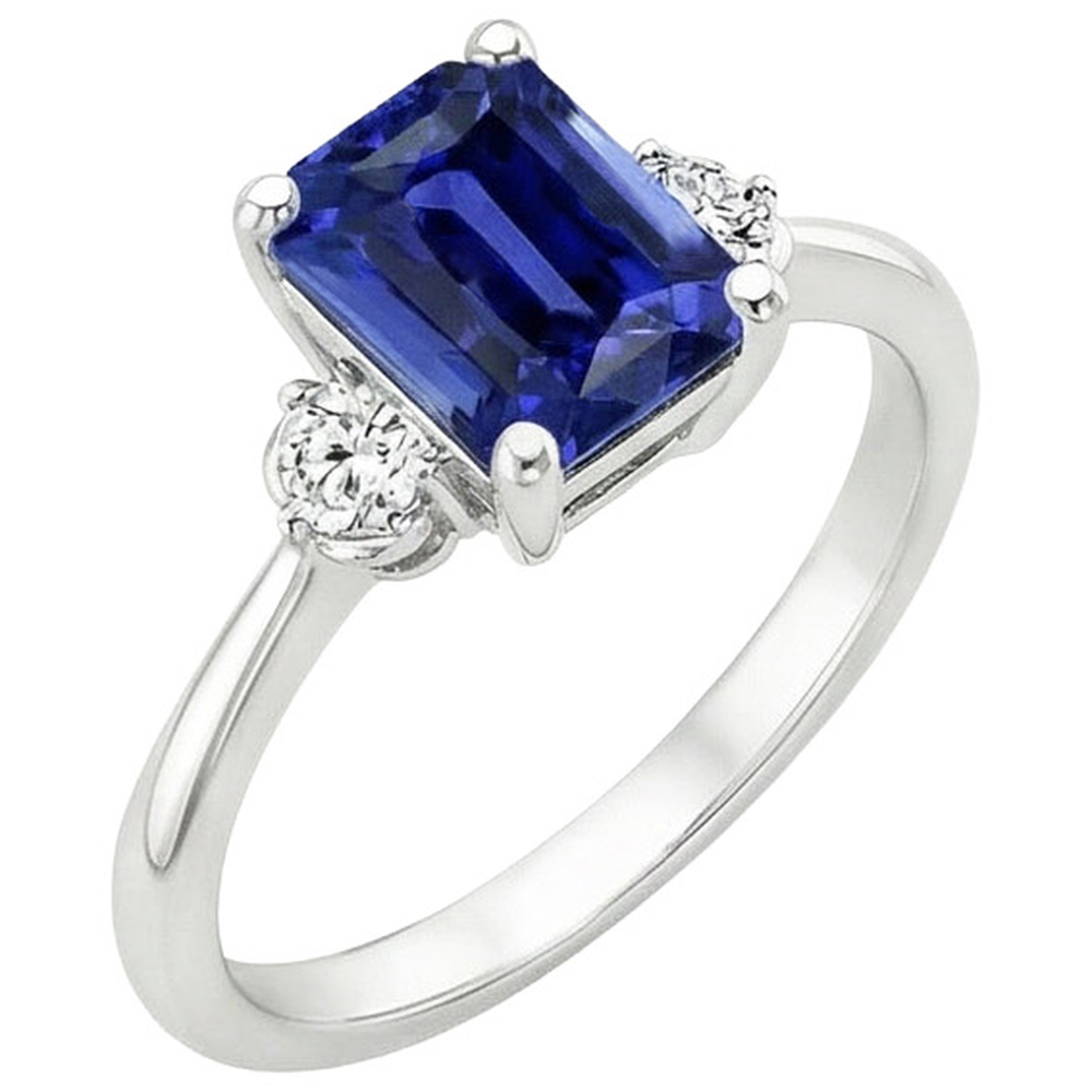 echter round diamant 3.50Karat ring Detailansicht