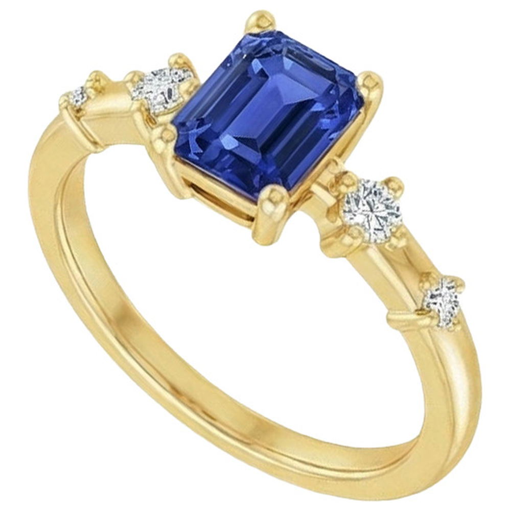echter round diamant 3.50Karat ring Detailansicht