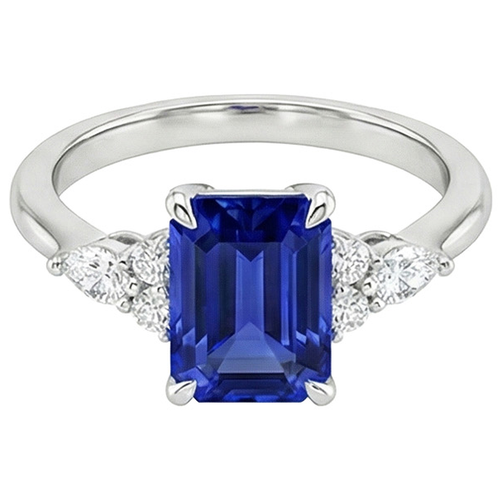 echter marquise diamant 4Karat ring Draufsicht