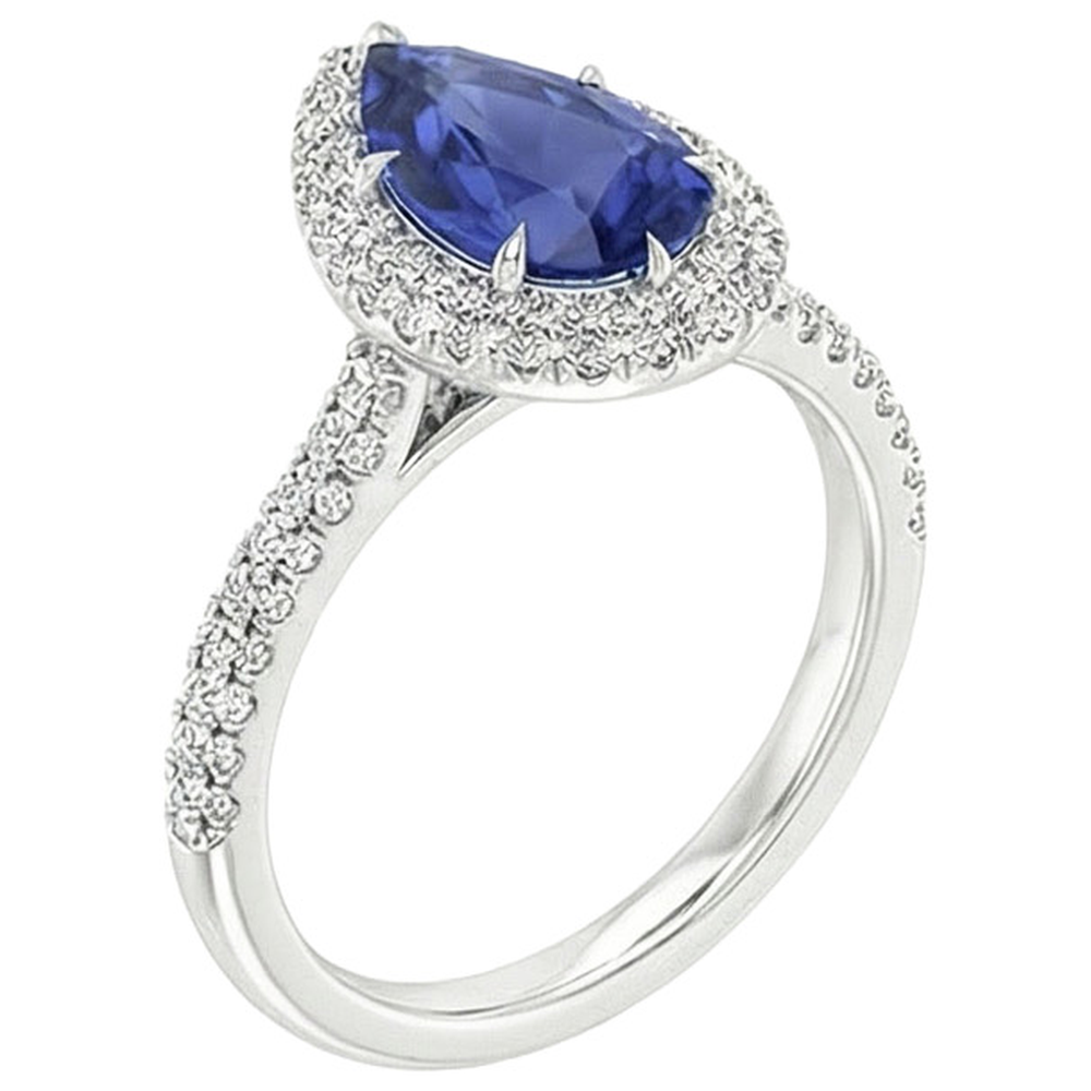 echter round diamant 5.50Karat ring Seitenansicht