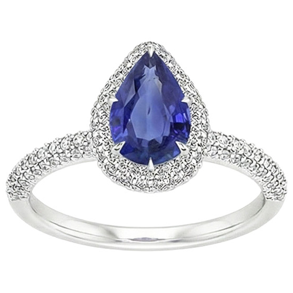 echter round diamant 5.50Karat ring Draufsicht