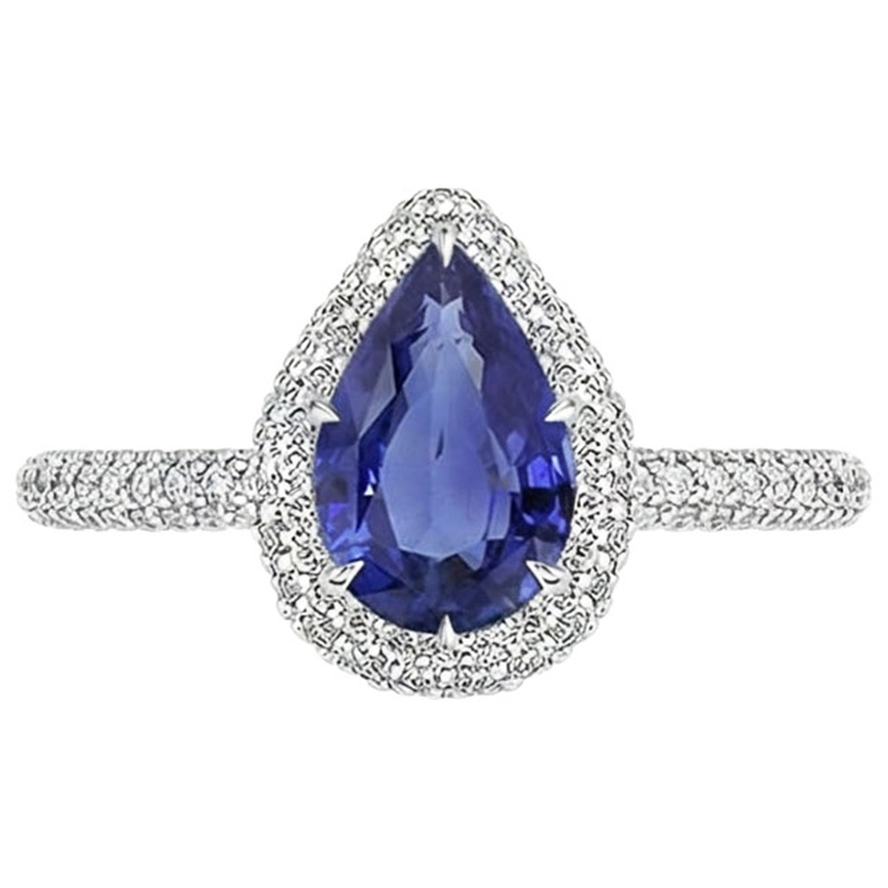 echter round diamant 5.50Karat ring Profilansicht