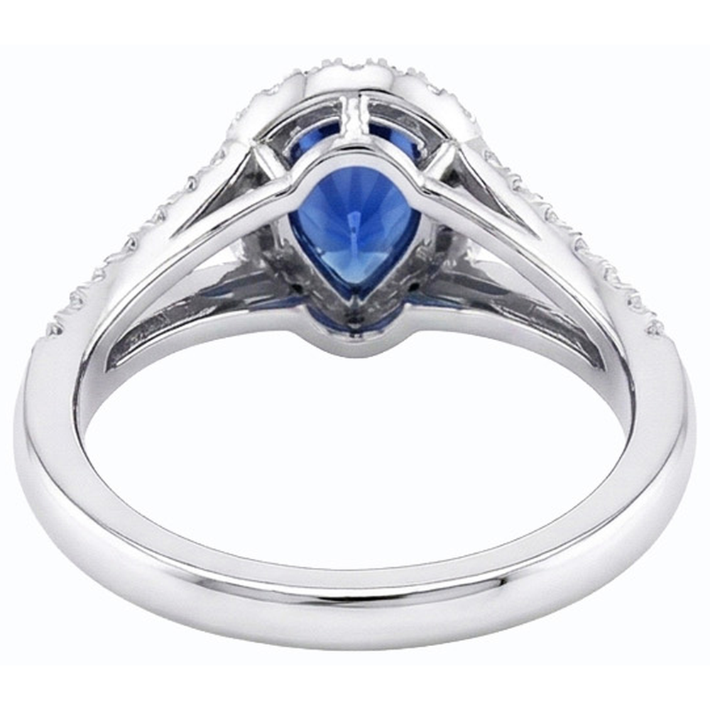 echter round diamant 3.50Karat ring Detailansicht