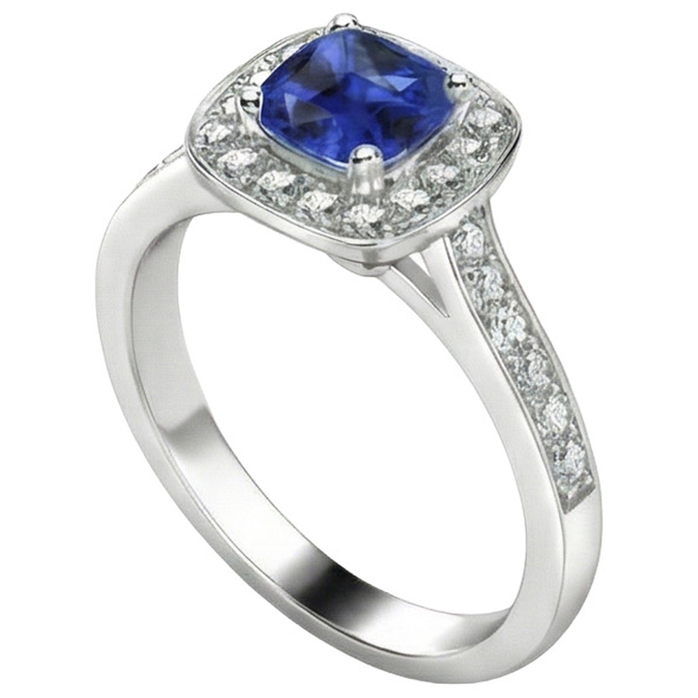 echter round diamant 14Karat ring Detailansicht