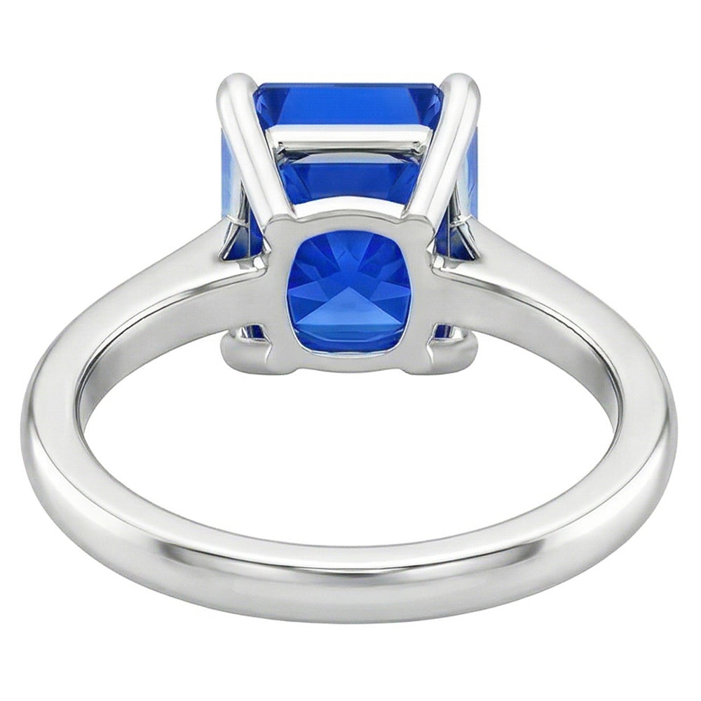 echter round diamant 3Karat ring Profilansicht