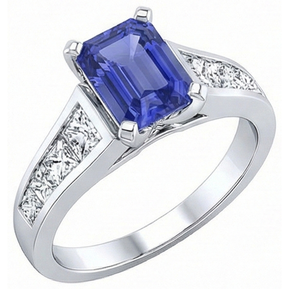 echter round diamant 3Karat ring Detailansicht