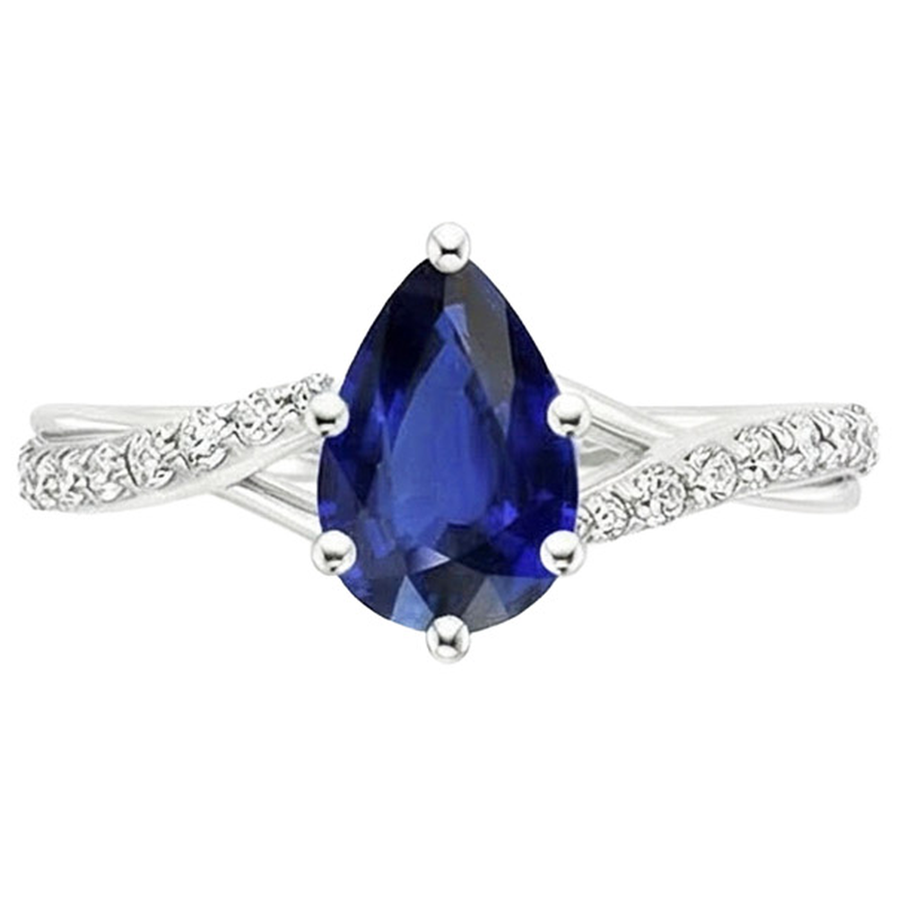 echter round diamant 3.25Karat ring Profilansicht