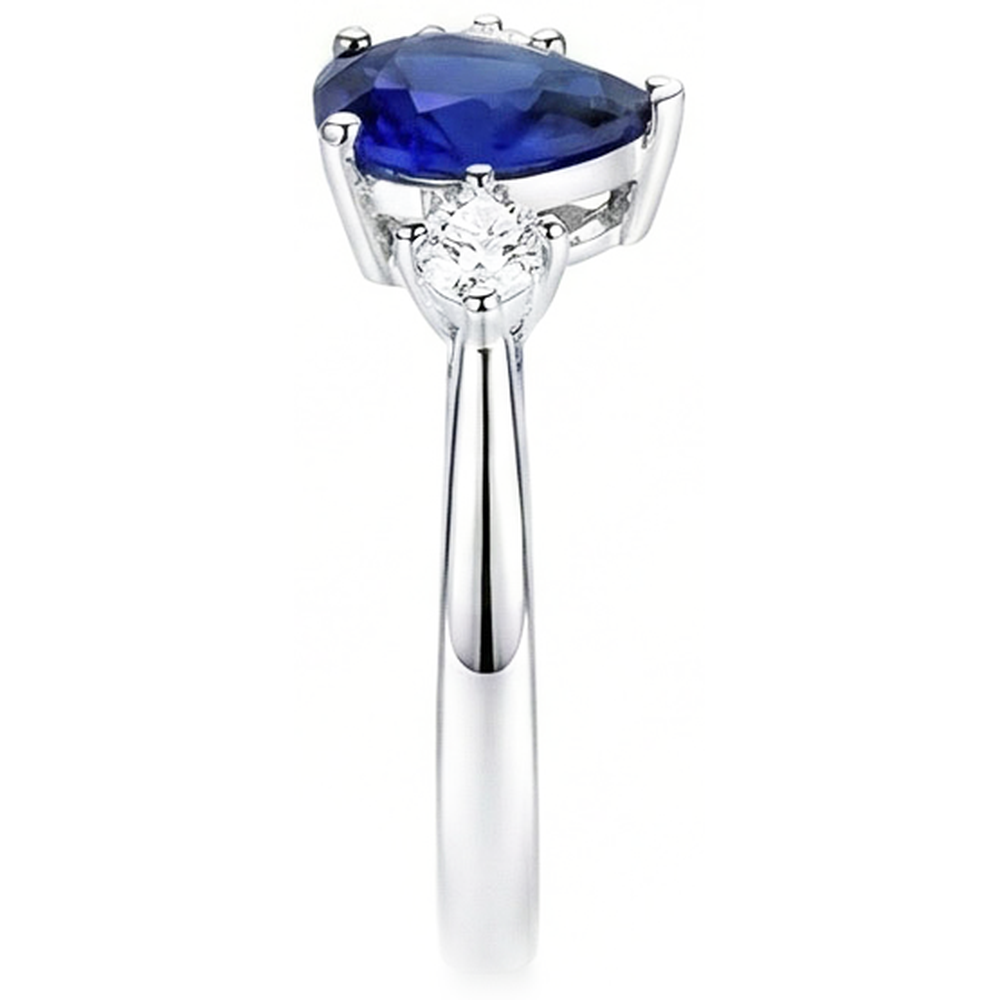 echter round diamant 2.50Karat ring Detailansicht