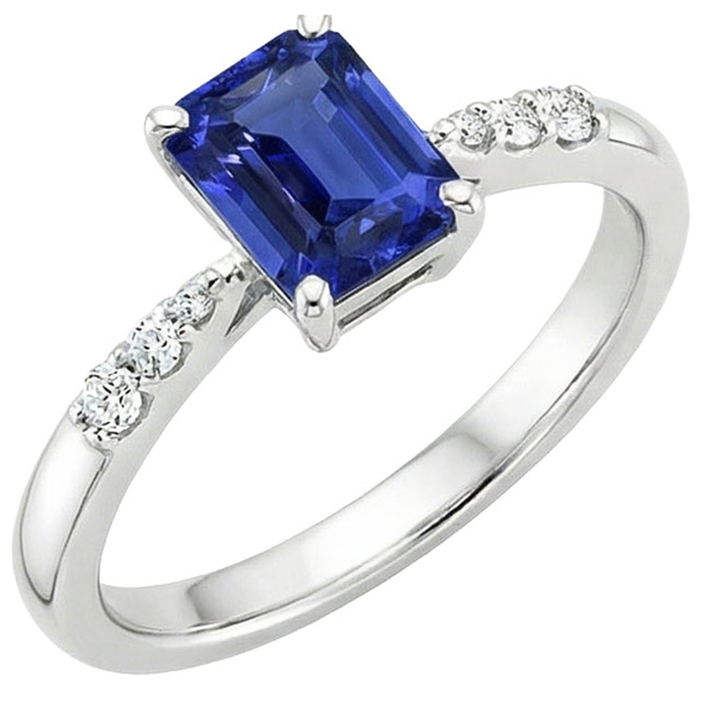 echter round diamant 3.50Karat ring Seitenansicht