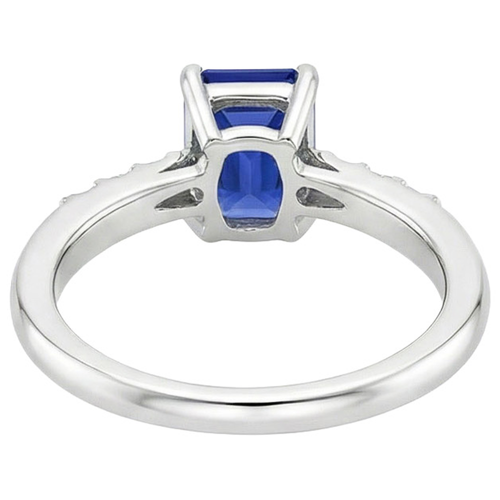 echter round diamant 3.50Karat ring Detailansicht