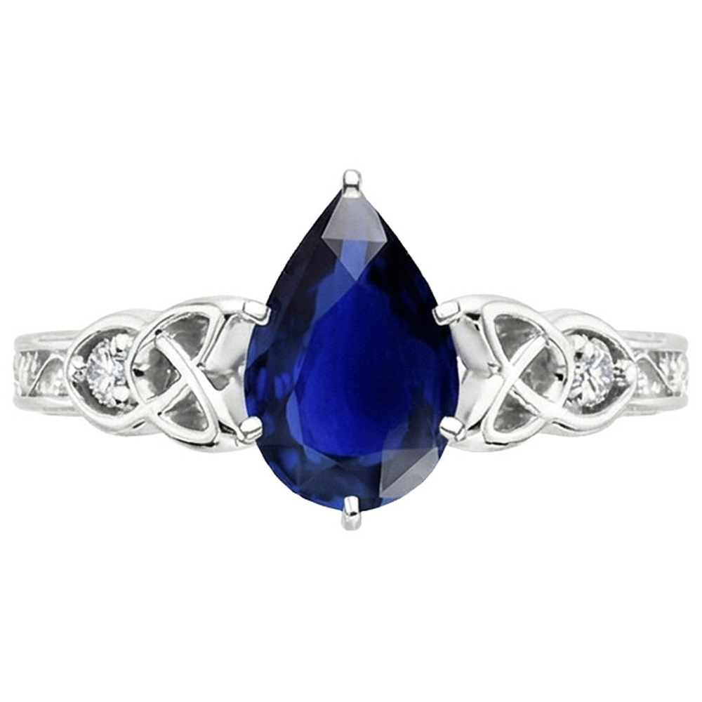echter round diamant 5.25Karat ring Detailansicht