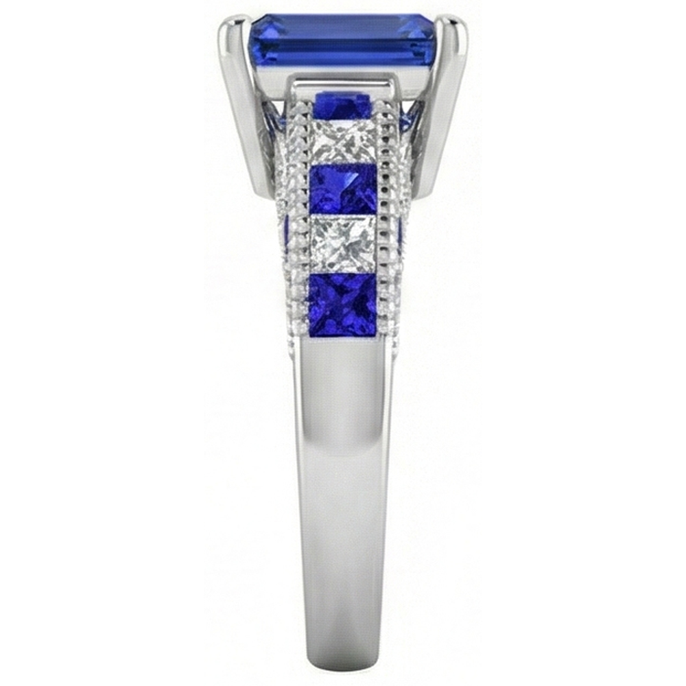 echter round diamant 11.50Karat ring Detailansicht