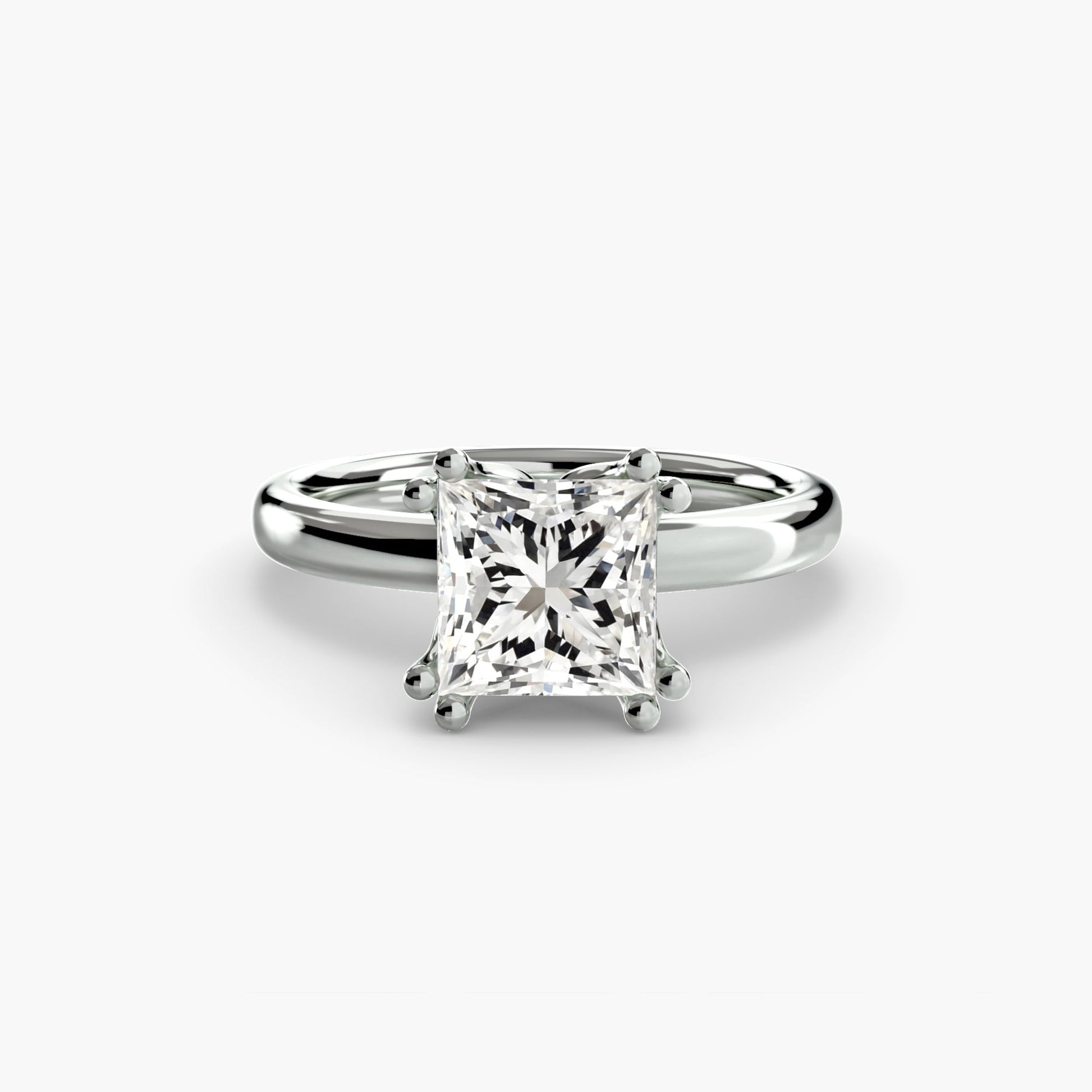 Edelstein Setting -Karat Gold – Seitenansicht