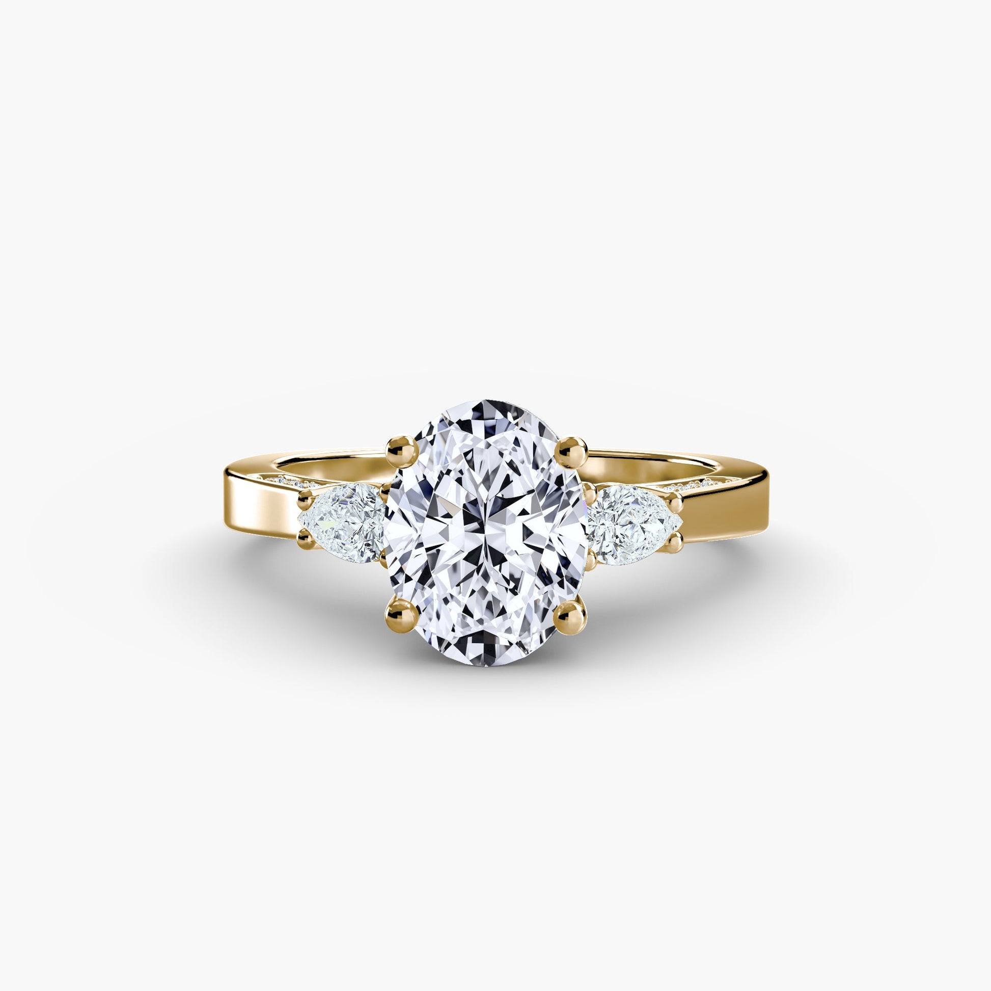 Feiner Schmuckstein Setting Karat – Alternative Ansicht