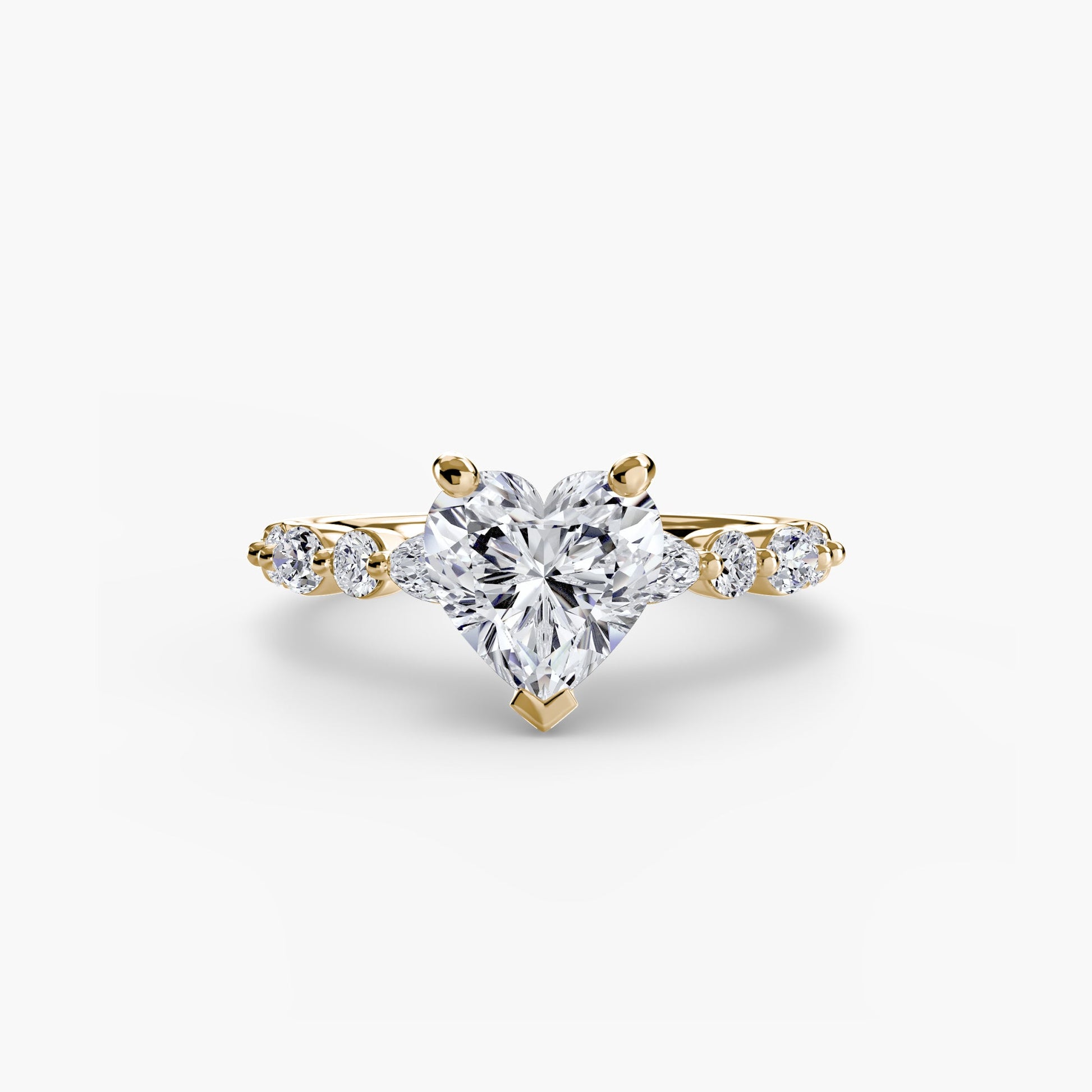 Erdgewonnener Edler Diamant Setting – Detailansicht