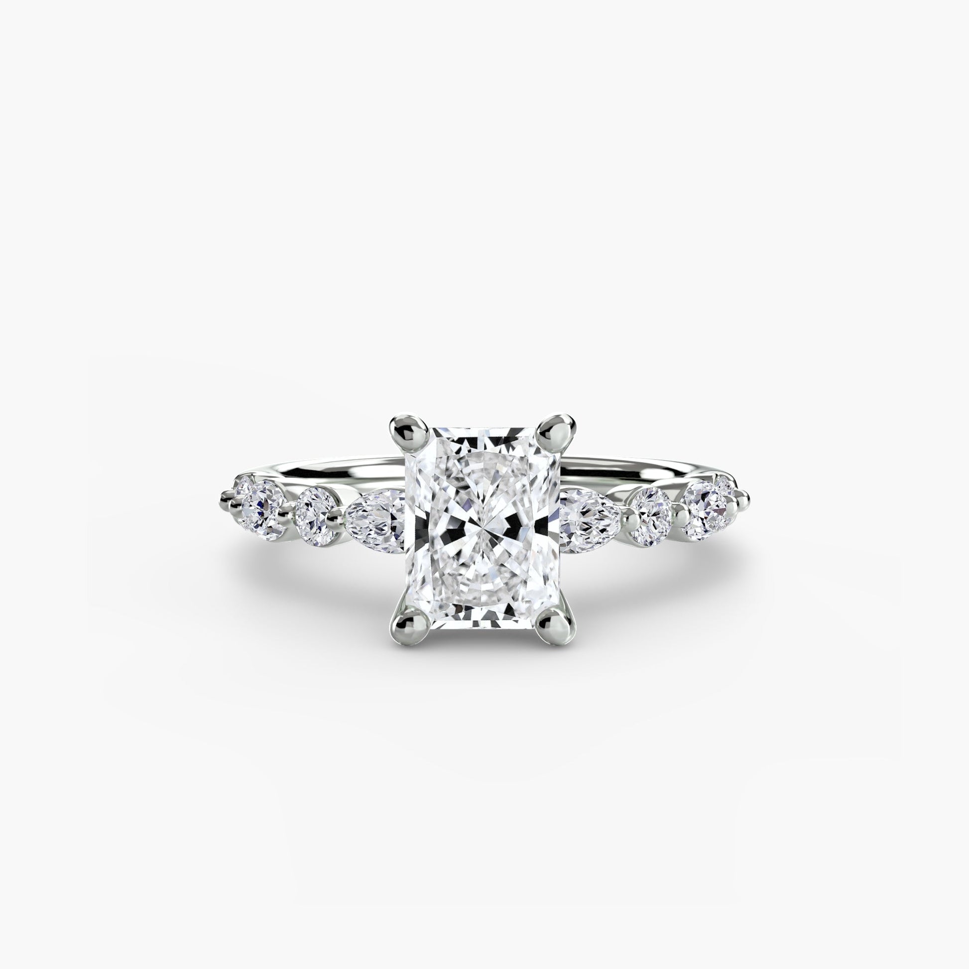 Edler Diamant Setting 0,35-Karat Gold – Alternative Ansicht