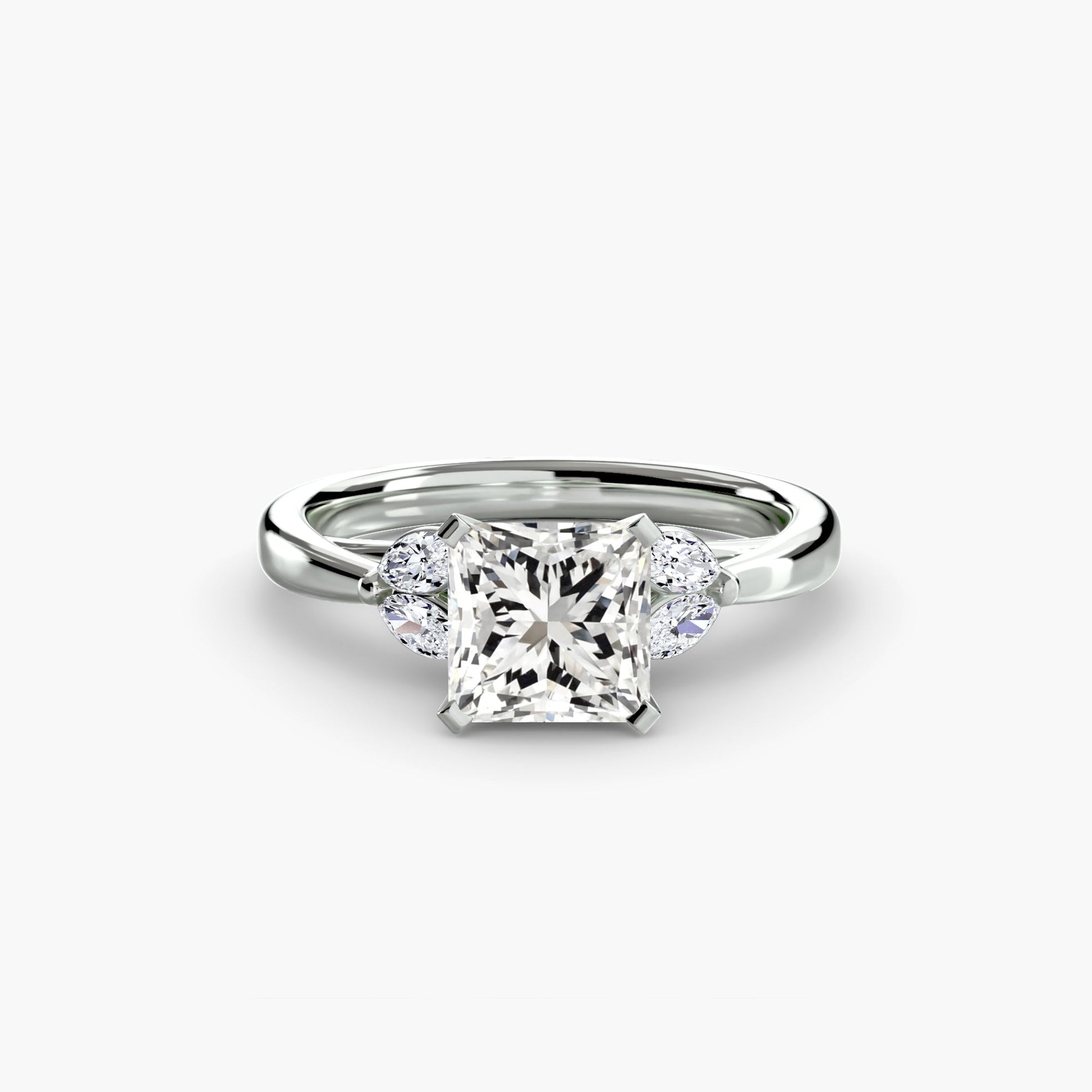 Schimmernder Setting Karat – Seitenansicht