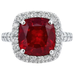 Echter Rubin Ring 4 Karat