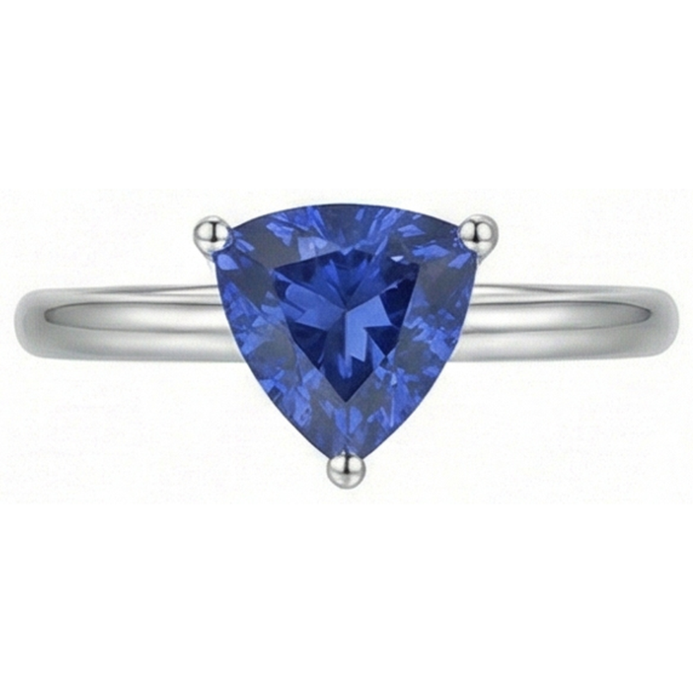 echter trillion diamant 1.50Karat ring Seitenansicht