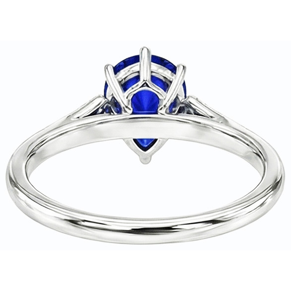 echter baguette diamant 1.75Karat ring Detailansicht