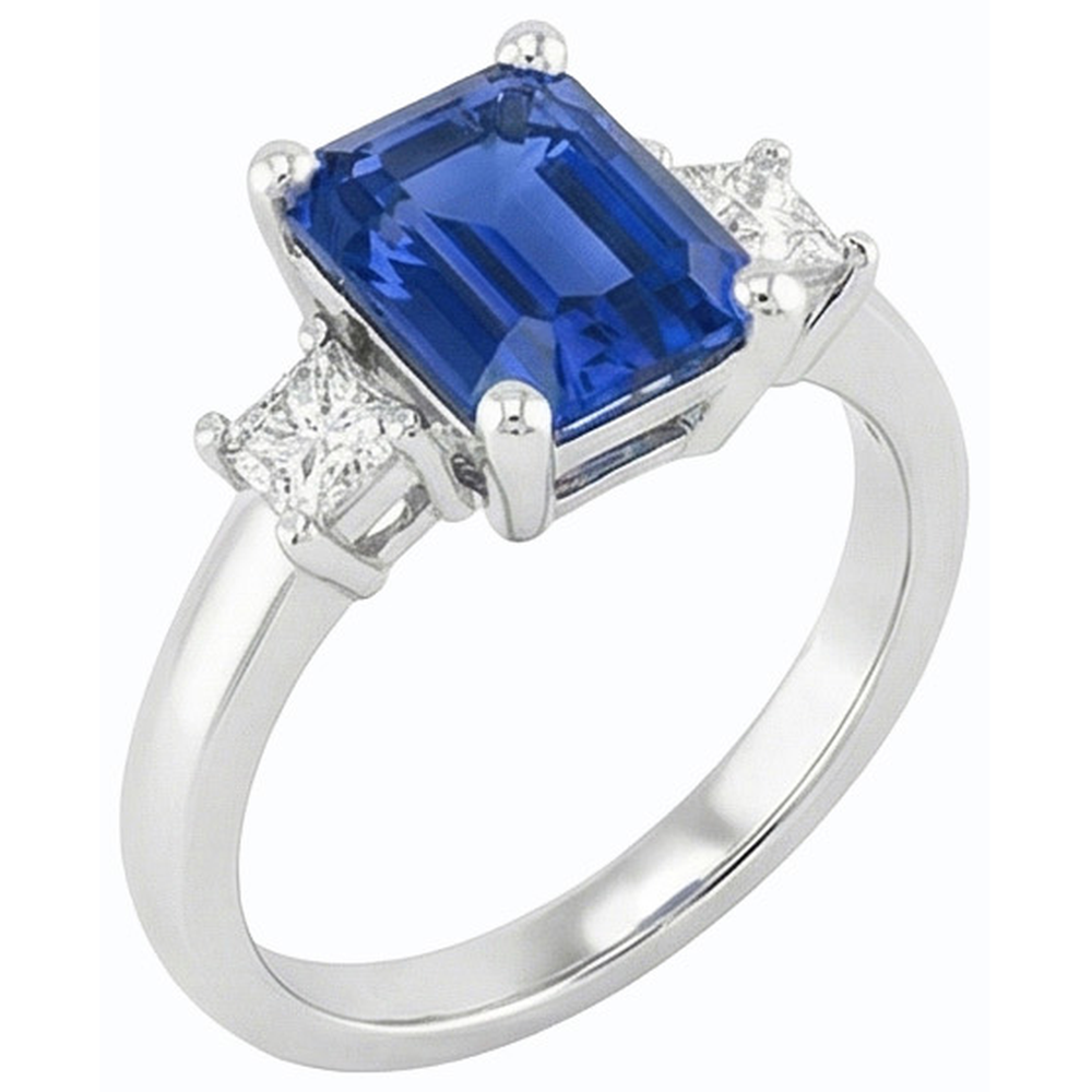 echter round diamant 2.50Karat ring Detailansicht