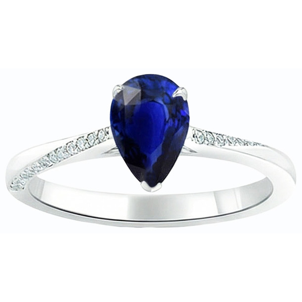 echter round diamant 2.50Karat ring Profilansicht